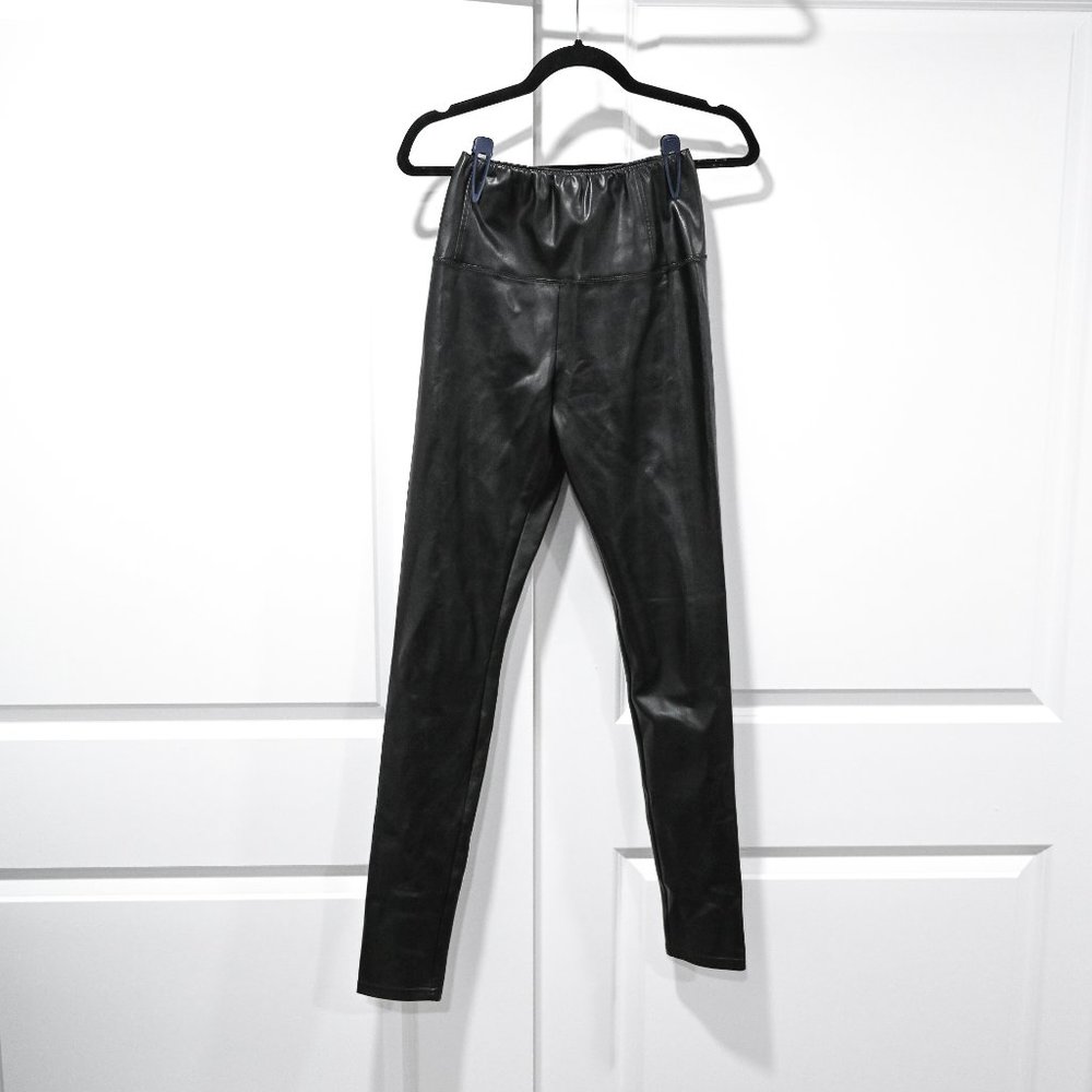 Reset R Label Black Faux Leather Leggings Size Small | Size Small